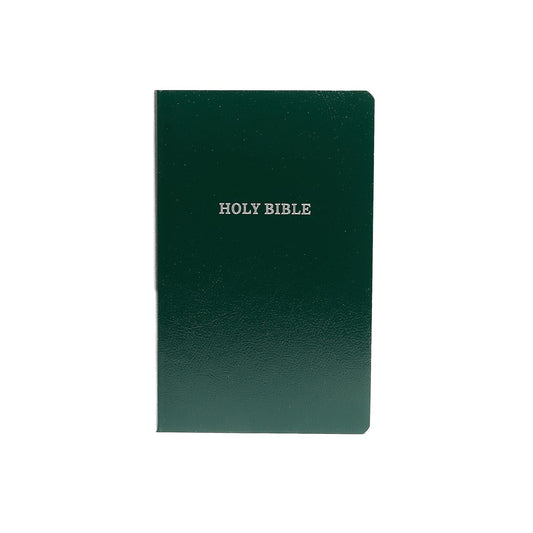 KJV Holy Bible: Gift and Award, Green Leather-Look, Red Letter, Comfort Print