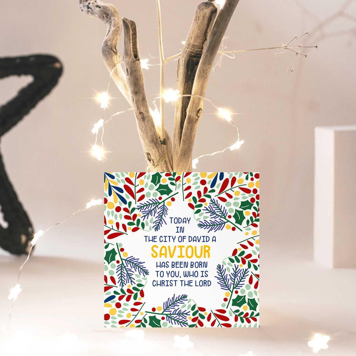 Compassion Christmas Card: Saviour/Star (pack of 10)