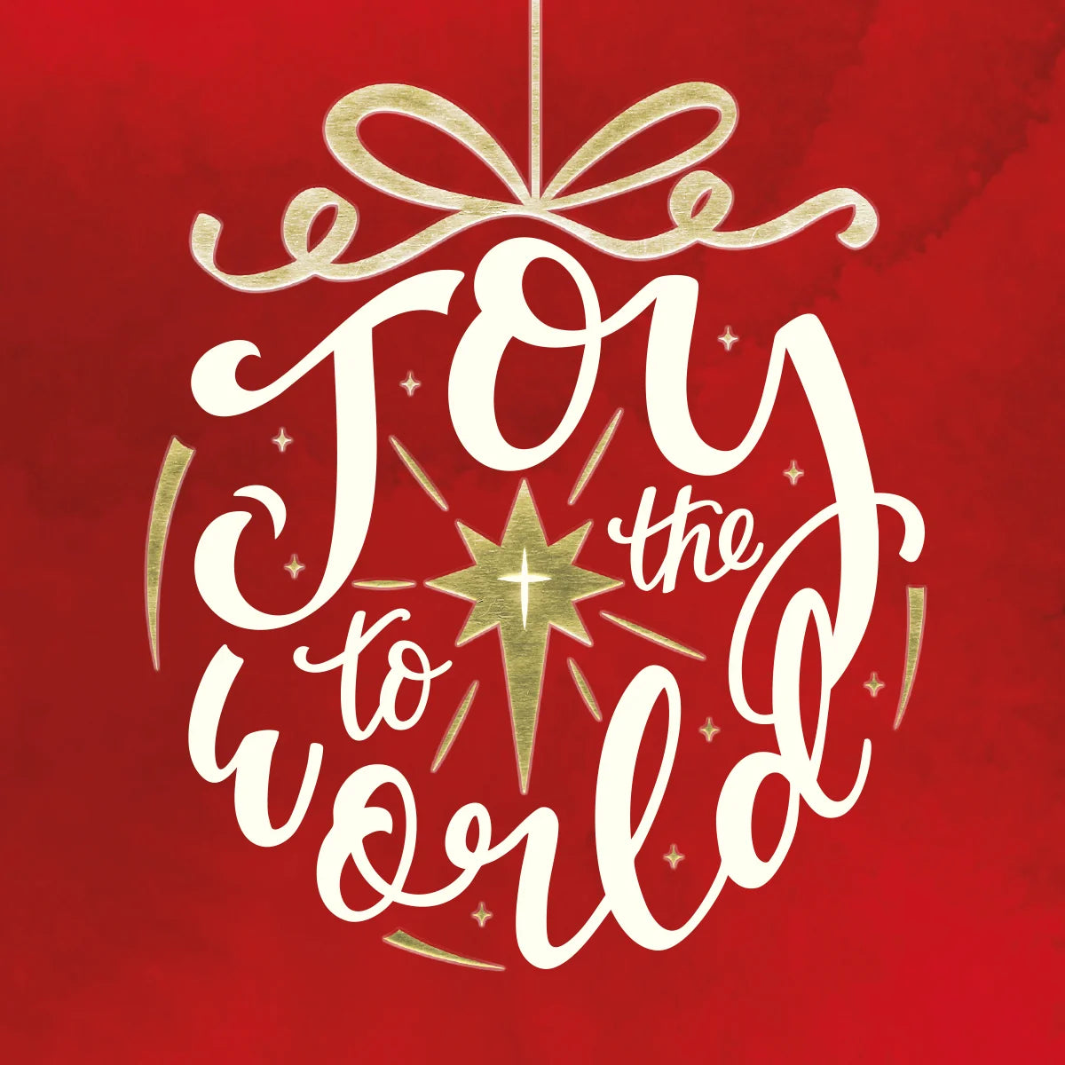 Compassion Christmas Card: Joy Bauble (pack of 10)