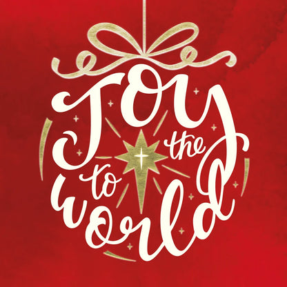 Compassion Christmas Card: Joy Bauble (pack of 10)