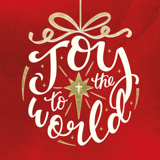 Compassion Christmas Card: Joy Bauble (pack of 10)