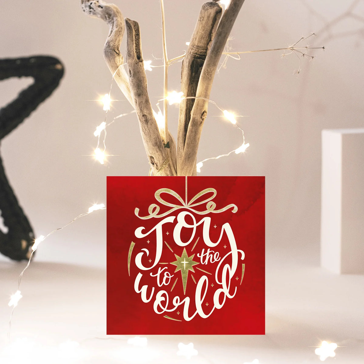 Compassion Christmas Card: Joy Bauble (pack of 10)