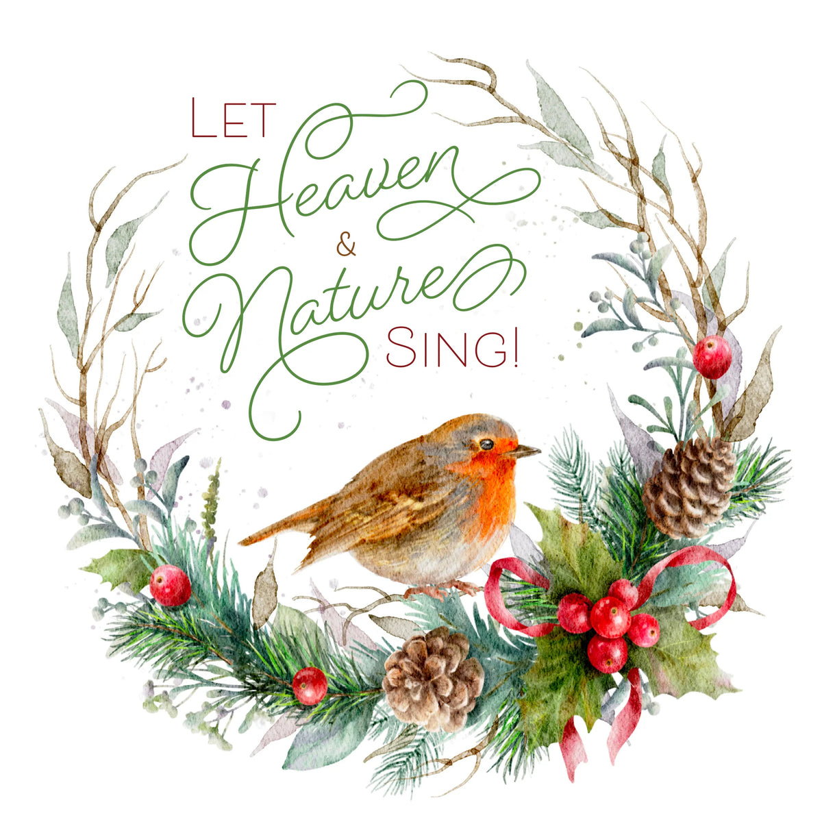 Compassion Christmas Card: Let Heaven and Nature Sing (pack of 10)