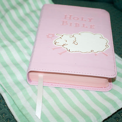 ICB Really Woolly Holy Bible - Pink Imitation Leather