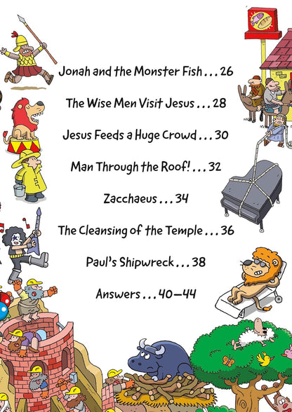 Bible Stories Gone Crazy and More: Seek and find