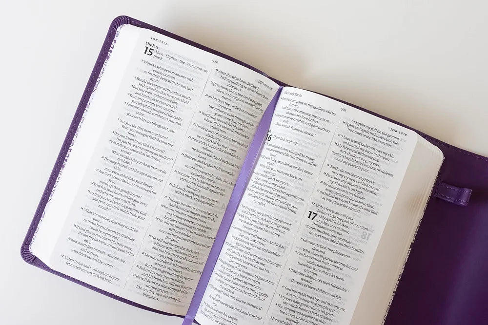 NIV Larger Print Personal Purple Soft-Tone Bible