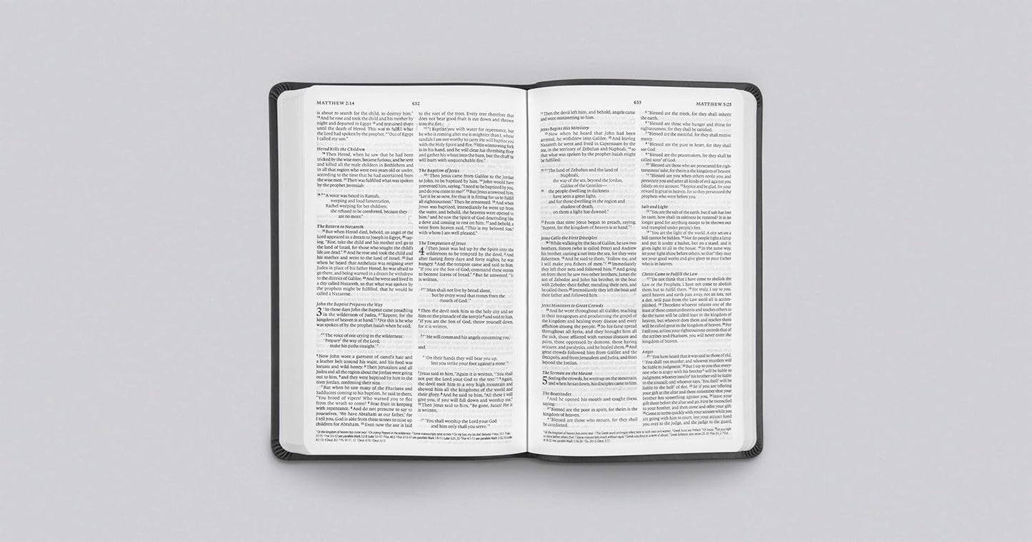 ESV Value Thinline Bible (TruTone, Charcoal, Celtic Cross Design)