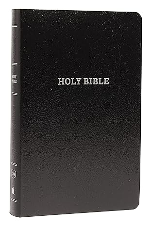 KJV Holy Bible: Gift and Award, Black Leather-Look, Red Letter, Comfort Print: King James Version