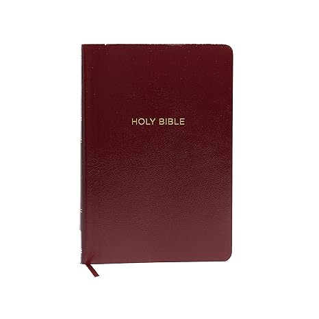 NKJV, Reference Bible, Center-Column Giant Print, Leather-Look, Burgundy, Red Letter Edition