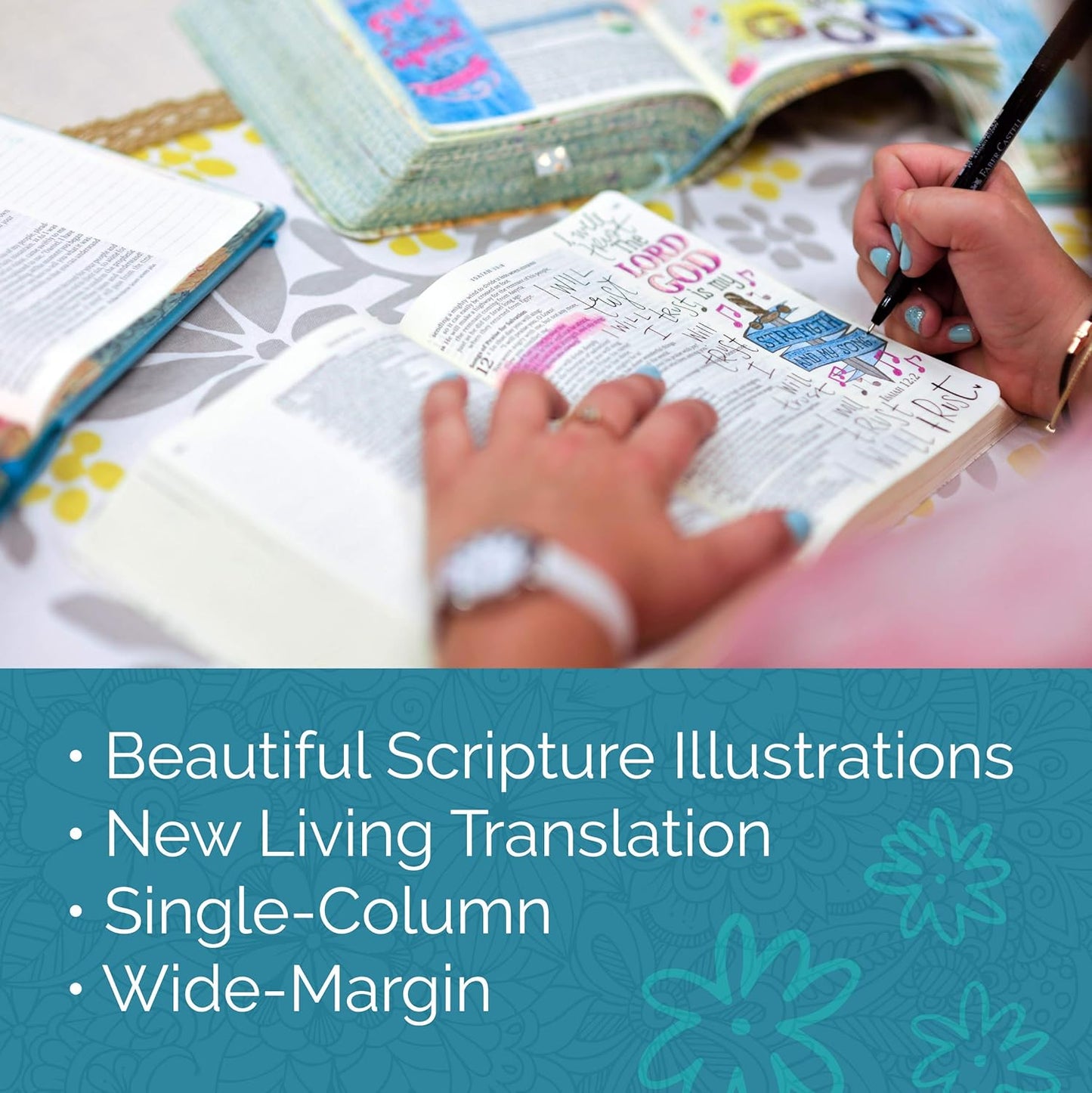 NLT Inspire Bible: The Bible for Creative Journaling (Inspire: Full Size)