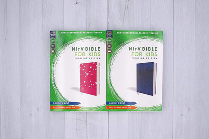 NIrV Bible for Kids, Blue, Large Print