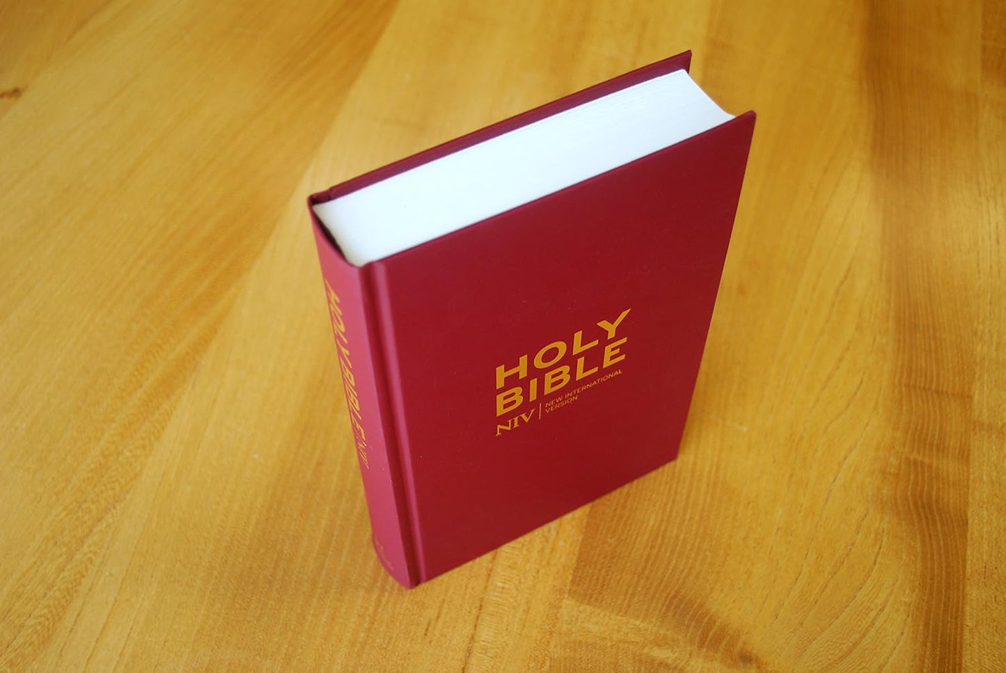 NIV Popular Burgundy Hardback Bible