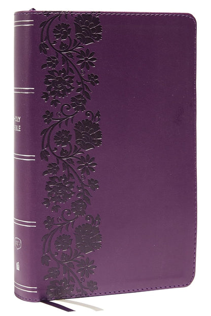 KJV, End-of-Verse Reference Bible, Personal Size Large Print, Leathersoft, Purple