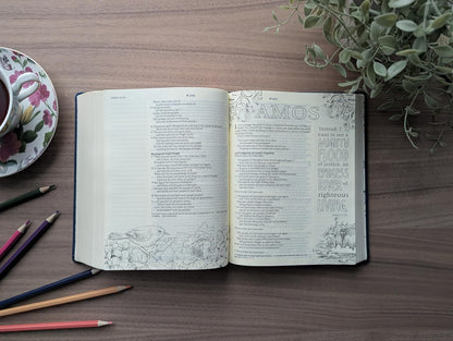 Inspire Bible NLT, Filament Enabled (Hardcover LeatherLike, Navy)