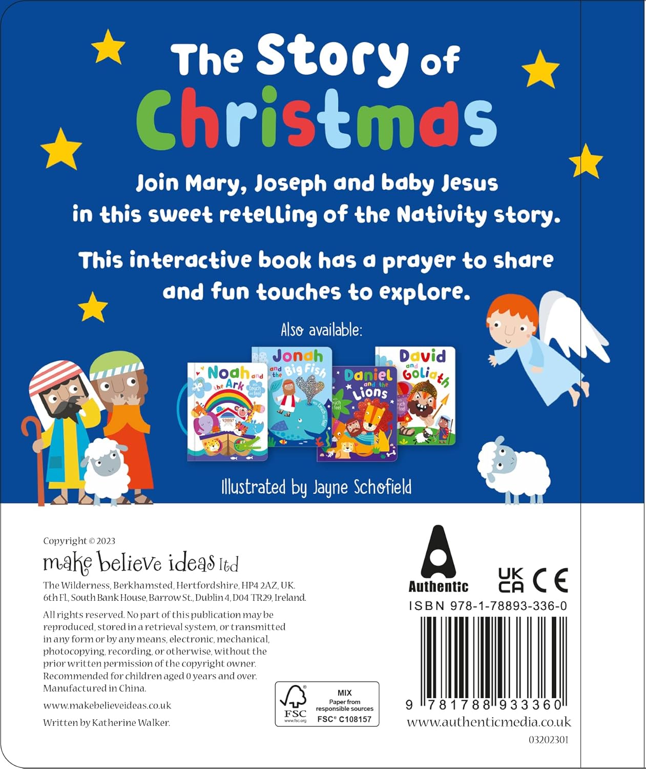 The Story of Christmas : With Touch and Feel Board book