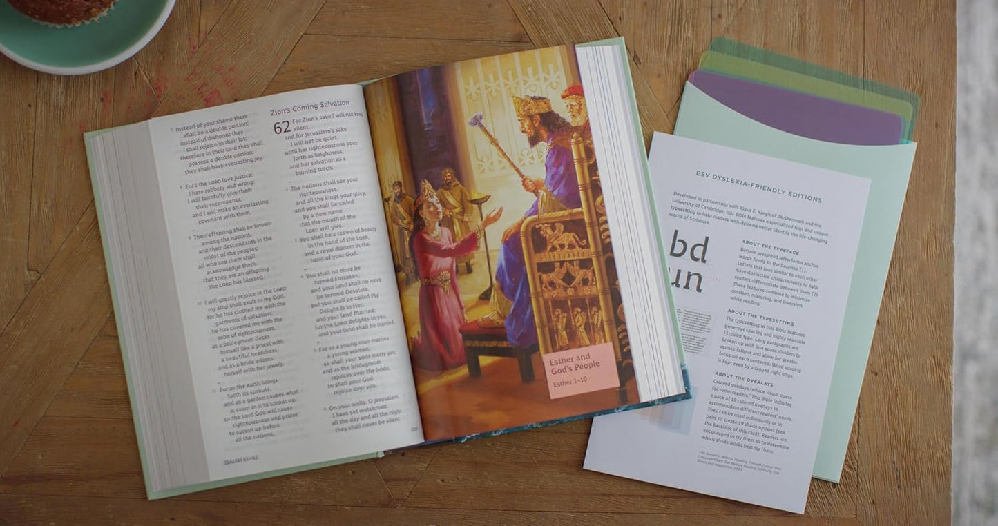 ESV Holy Bible for Kids, Dyslexia-Friendly Edition (Hardcover): Children's Bible for Ages 6–10: Dyslexia-Friendly Edition (Hardcover)