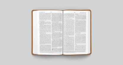 ESV Premium Gift Bible (TruTone, Nubuck Caramel, Wildflower Design)