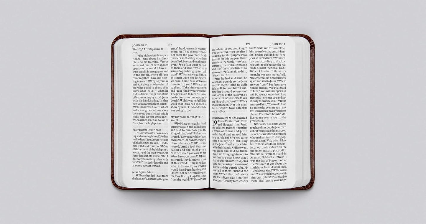 ESV Vest Pocket New Testament with Psalms and Proverbs (TruTone, Chestnut)