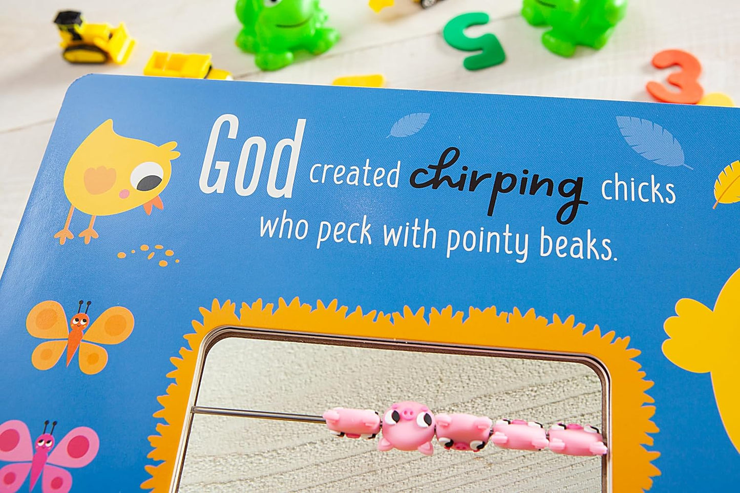 God's Farmyard Animals: A Count and Slide Book