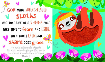 Be as Amazing as God Made You (Board Book) - Fun Touch and Feel Sections, Perfect Gift Idea