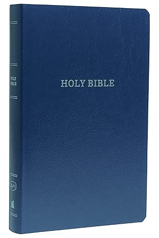 KJV Holy Bible: Gift and Award, Blue Leather-Look, Red Letter, Comfort Print: King James Version: Holy Bible, King James Version