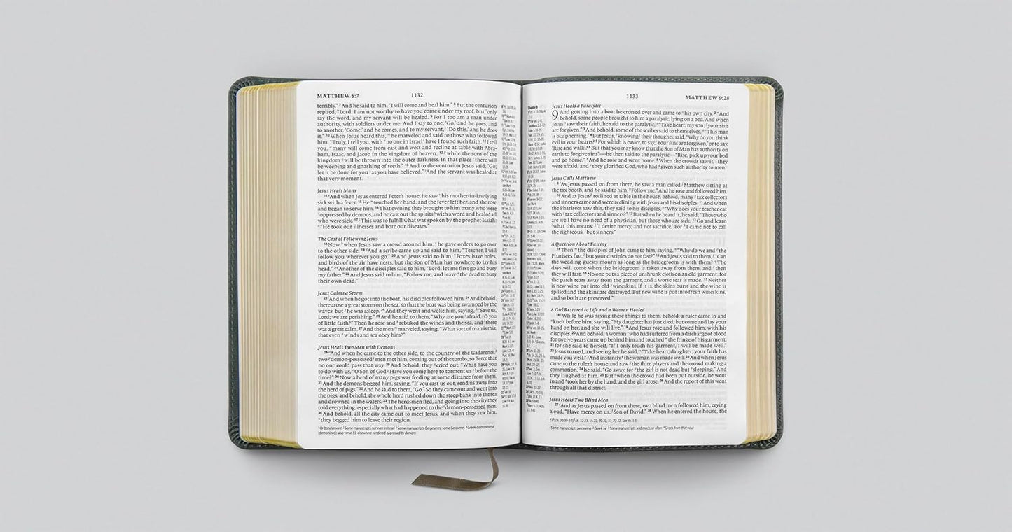 ESV Personal Reference Bible TruTone (Quiet Forest)