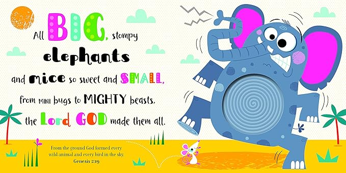 God's Creatures Great and Small (Board Book) - Touch and Feel