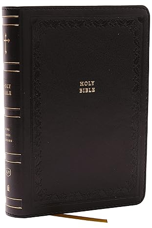 KJV Holy Bible: Compact with 43,000 Cross References, Black Leathersoft, Red Letter, Comfort Print