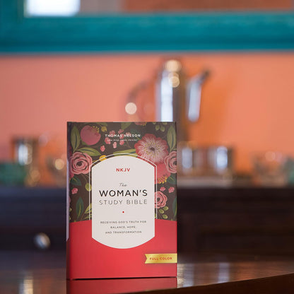 The NKJV, Woman's Study Bible, Hardcover, Red Letter, Full-Color