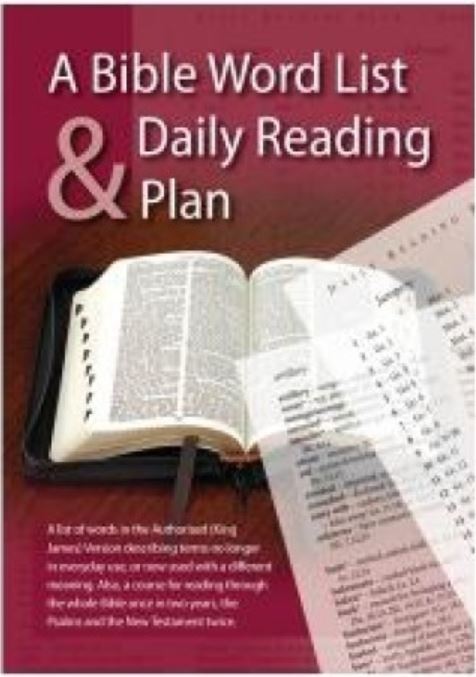 Bible Word List & Daily Reading Plan, A