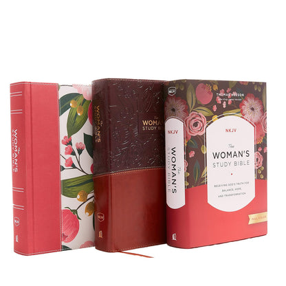 The NKJV, Woman's Study Bible, Hardcover, Red Letter, Full-Color