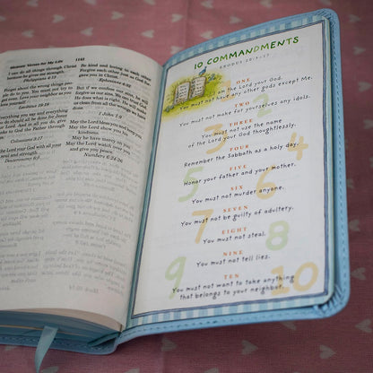 ICB, Really Woolly Holy Bible, Leathersoft, Blue