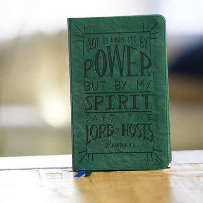 NKJV Thinline Youth Edition, Verse Art Cover Collection, Leathersoft Green