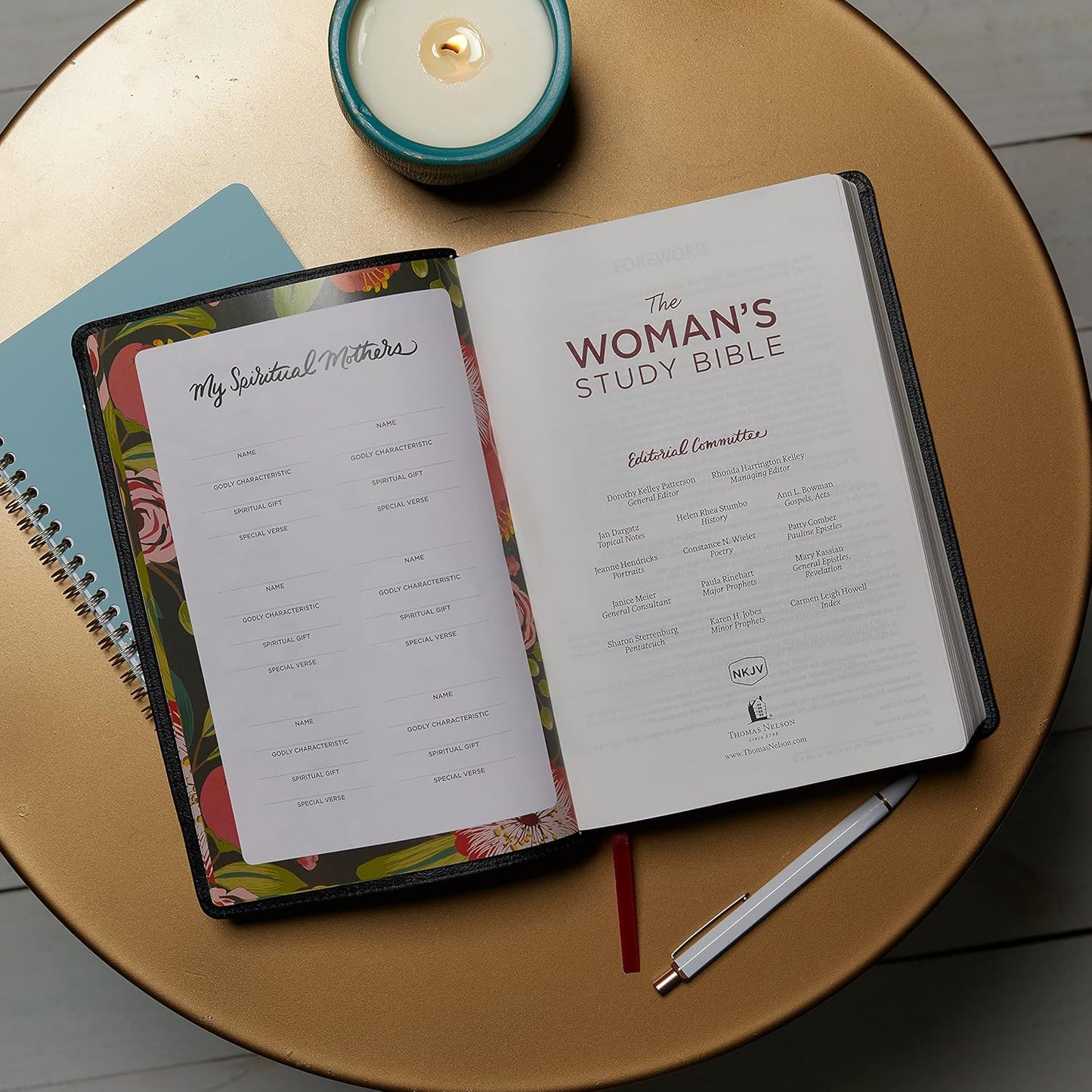 The NKJV, Woman's Study Bible, Hardcover, Red Letter, Full-Color