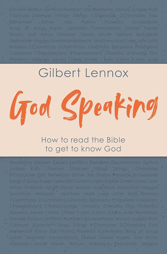 God Speaking: How to Read the Bible to Get to Know God cover image