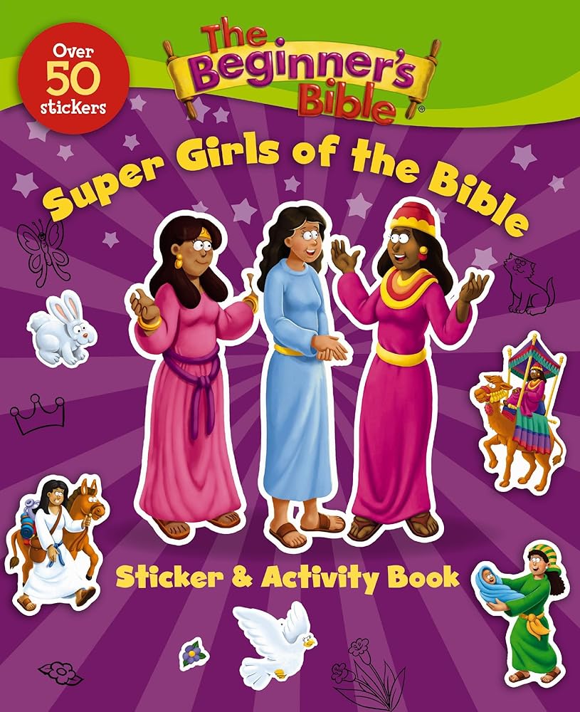 The Beginner's Bible Super Girls of the Bible Sticker and Activity Book cover image