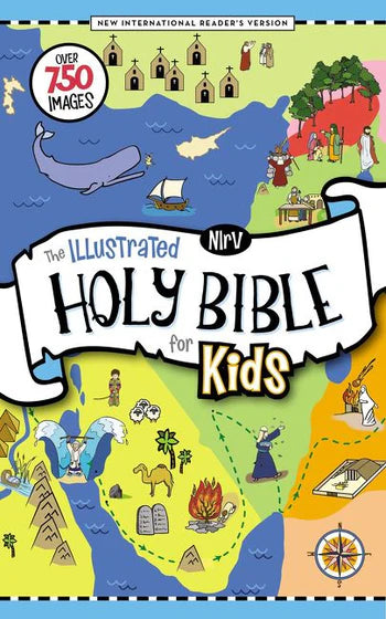NIrV, The Illustrated Holy Bible for Kids, Hardcover