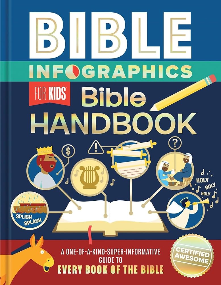 Bible Infographics for Kids Bible Handbook: A Visual Book-by-Book Guide from Genesis to Revelation | Ages 8-12 cover image