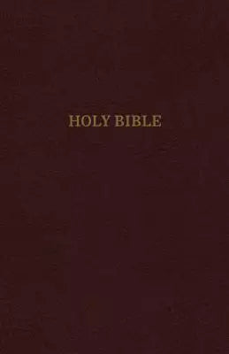 KJV Reference Bible, Burgundy, Super Giant Print