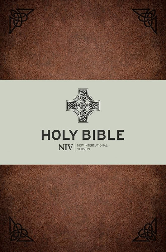 NIV Celtic Bible: Rustic Leather-touch cover cover image