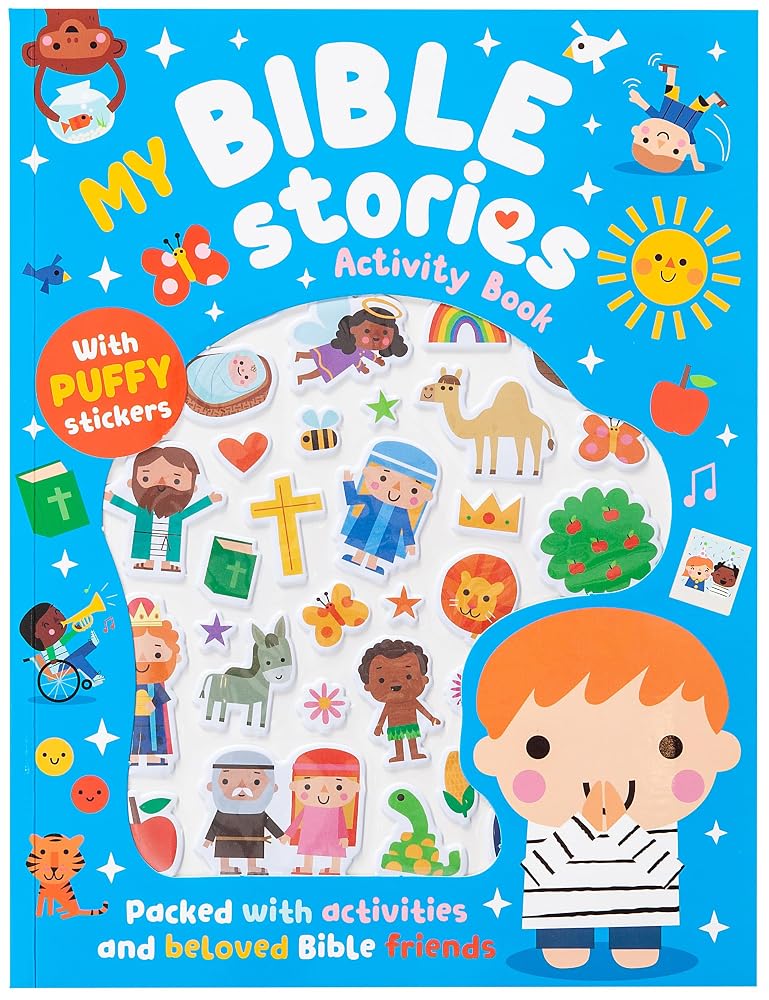My Bible Stories Activity Book (Blue) cover image