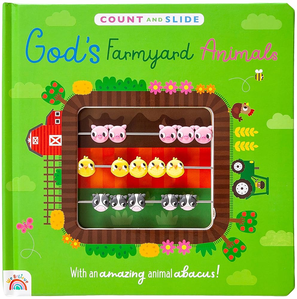 God's Farmyard Animals: A Count and Slide Book cover image