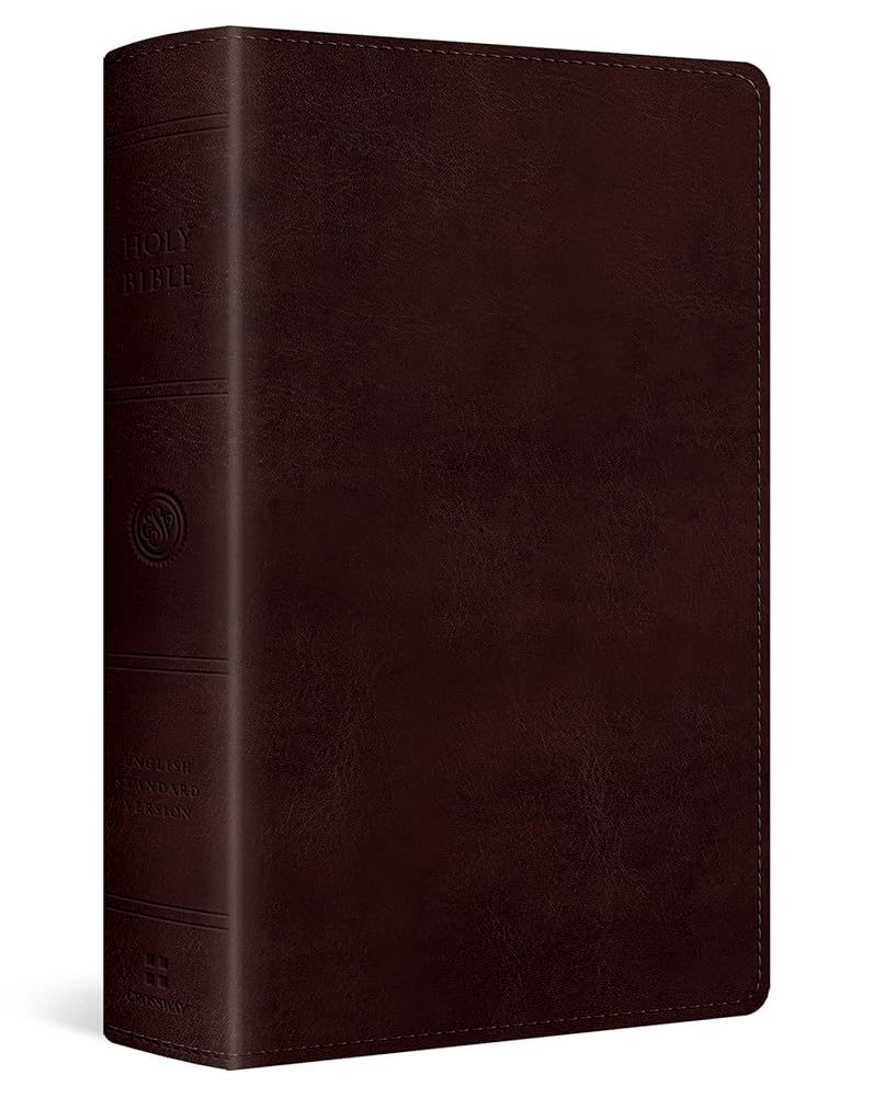 ESV Large Print Personal Size Bible (TruTone, Mahogany) cover image