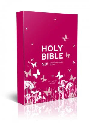 NIV Pocket Pink Soft-tone Bible with Zip