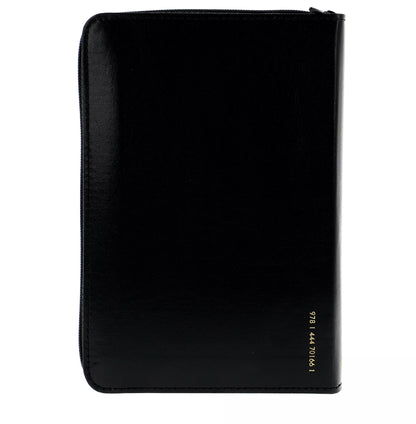 NIV Pocket Black Bonded Leather Bible with Zip