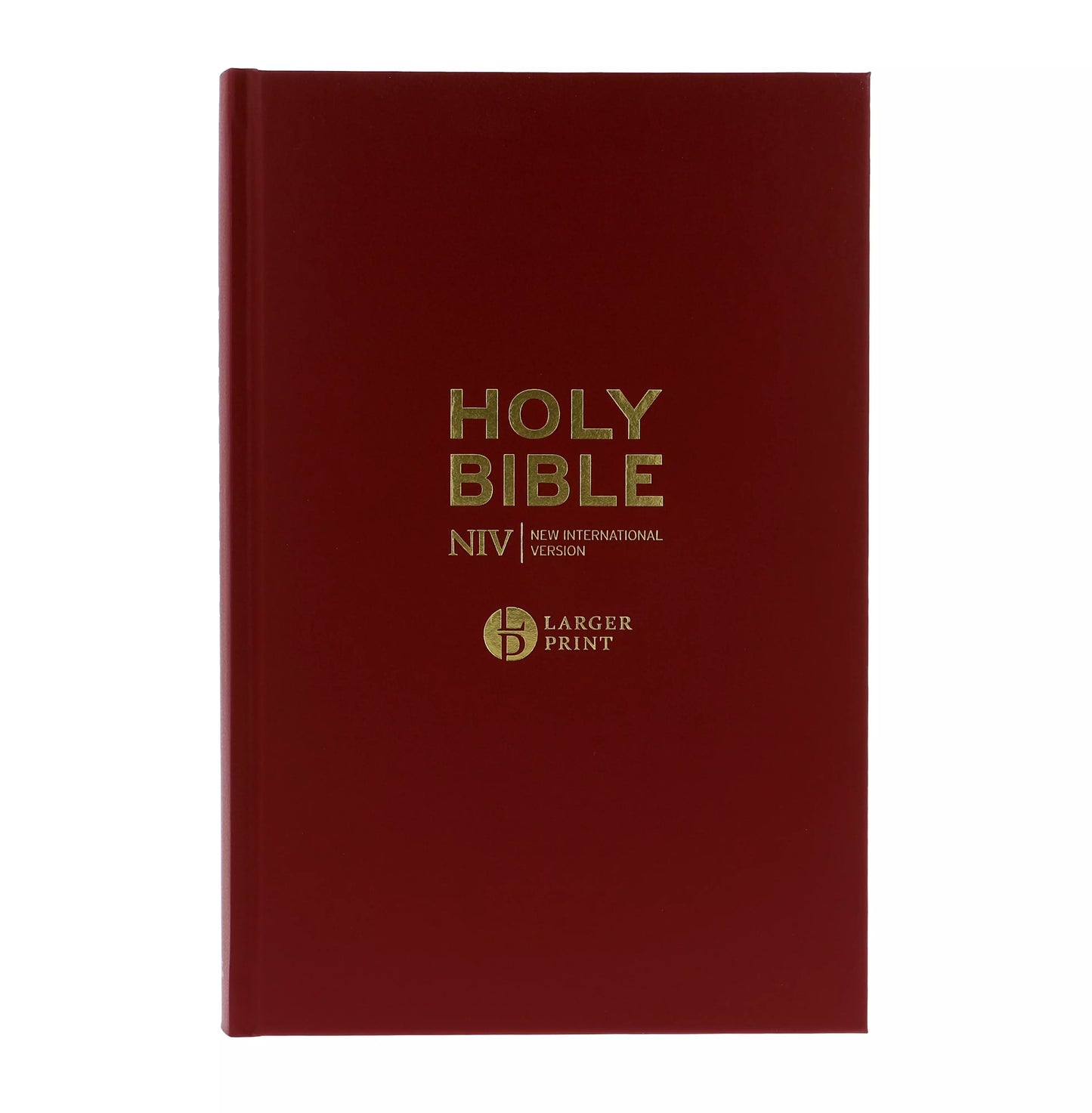 NIV Larger Print Burgundy Hardback Bible