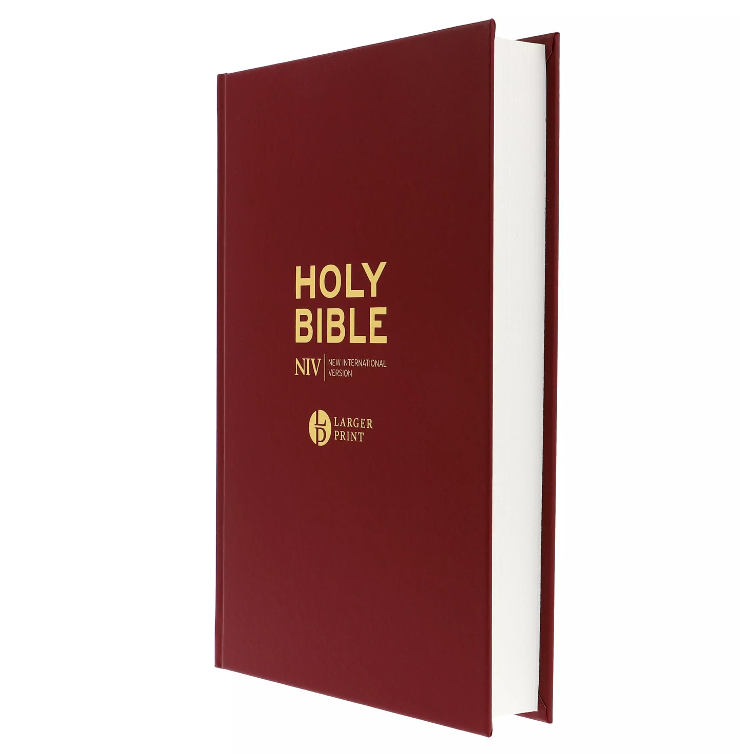 NIV Larger Print Burgundy Hardback Bible