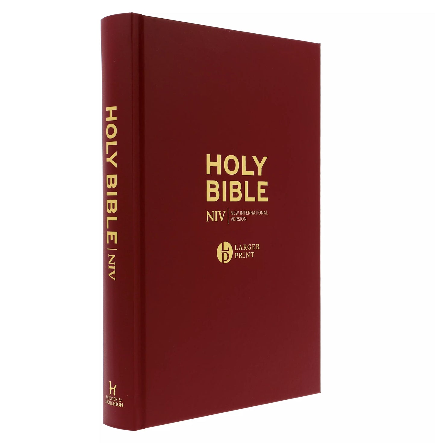 NIV Larger Print Burgundy Hardback Bible