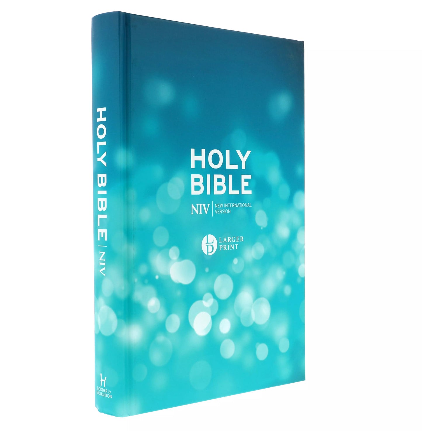 NIV Larger Print Blue Hardback Bible