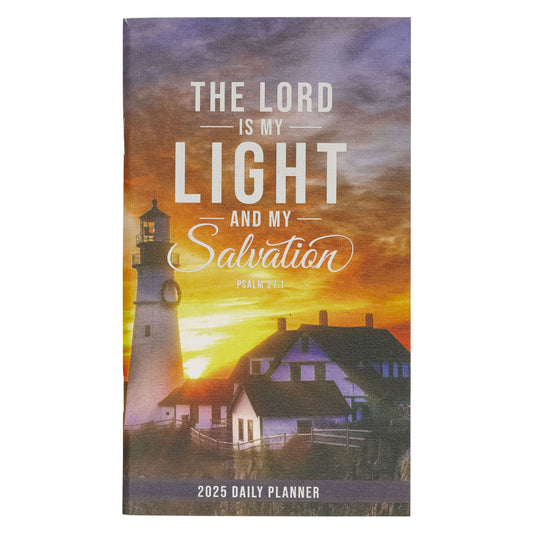 2025 Diary - Daily Planner - The Lord is My Light and My Salvation